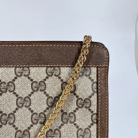 Gucci Supreme GG Monogram Accessory Collection Clutch Crossbody Bag - Picture 5 of 14